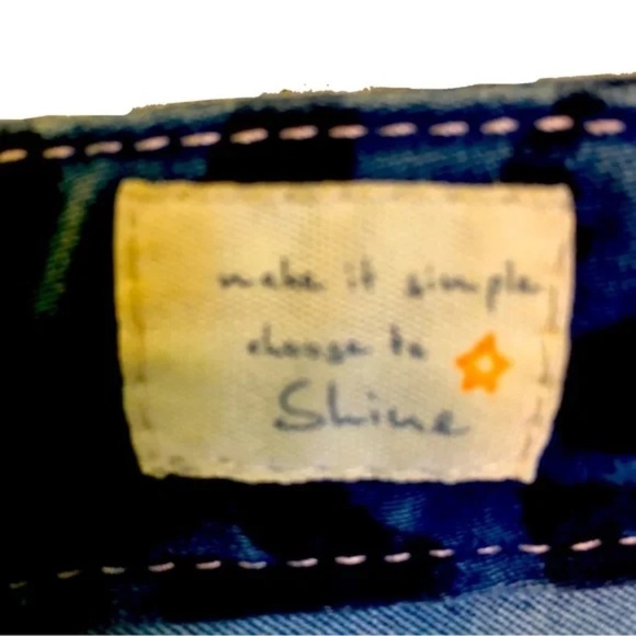 Zara Girls | Blue Animal Print Skinny Jeans, Size 13/14 - Picture 6 of 7